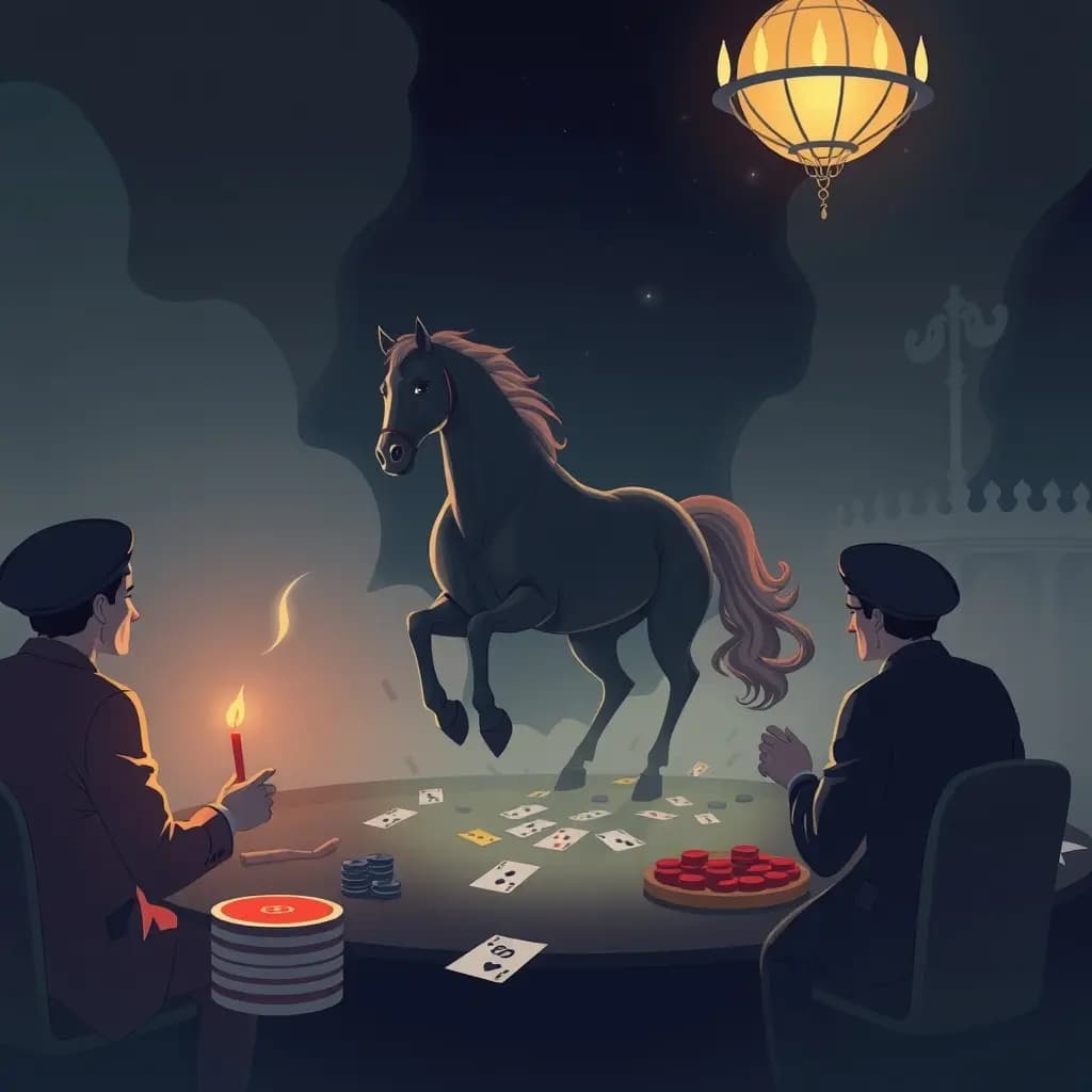 Dream illustration: Betting on an invisible horse
