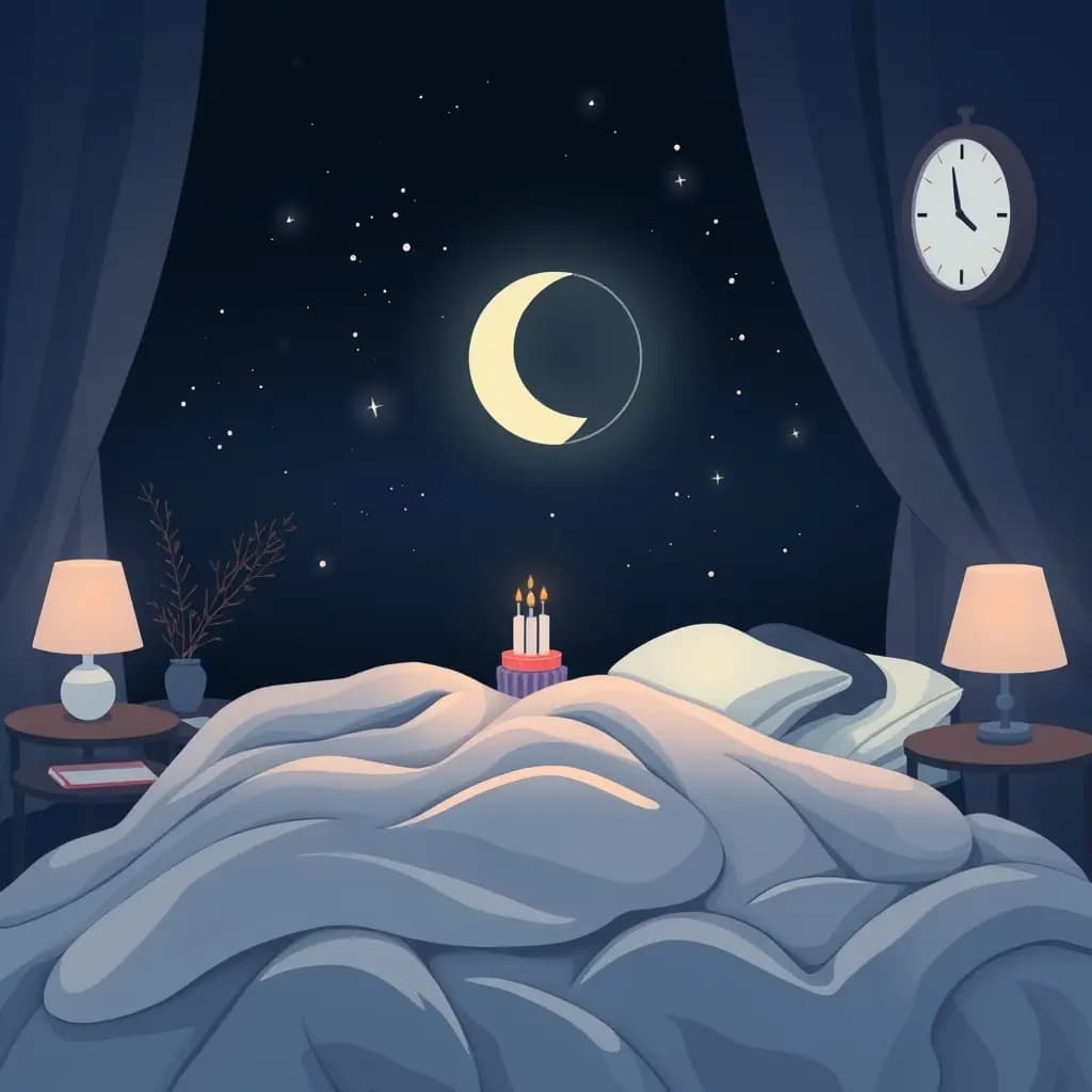Dream illustration: Birthday repeats every hour