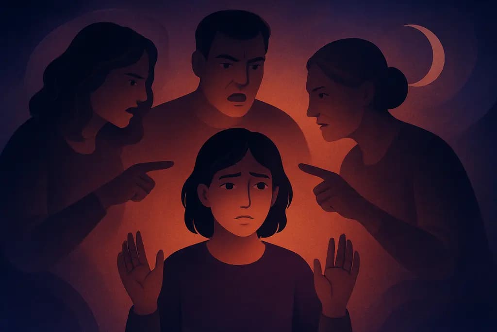 Dream illustration: Blamed by Family