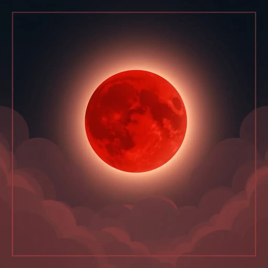 Dream illustration: Blood Moon Omen