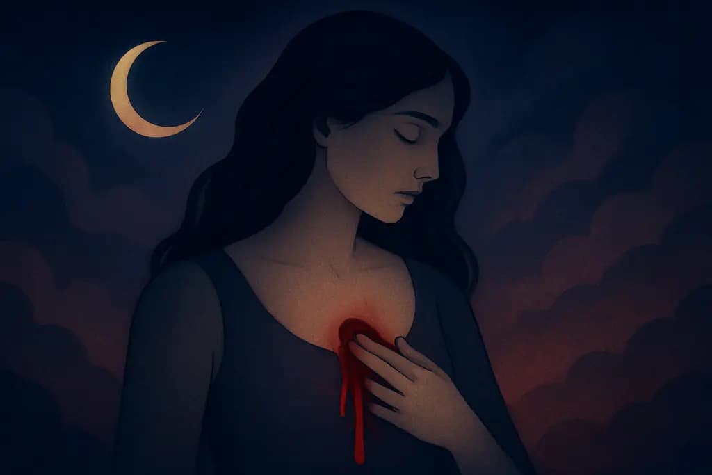 Dream illustration: Blood With No Visible Wound