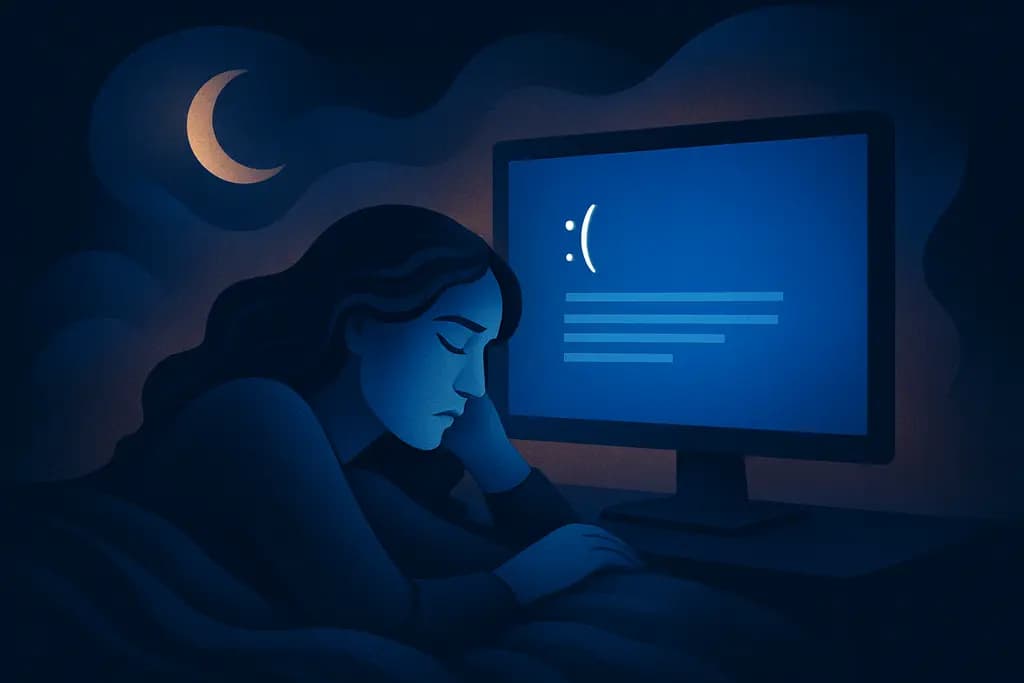 Dream illustration: Blue Screen of Death