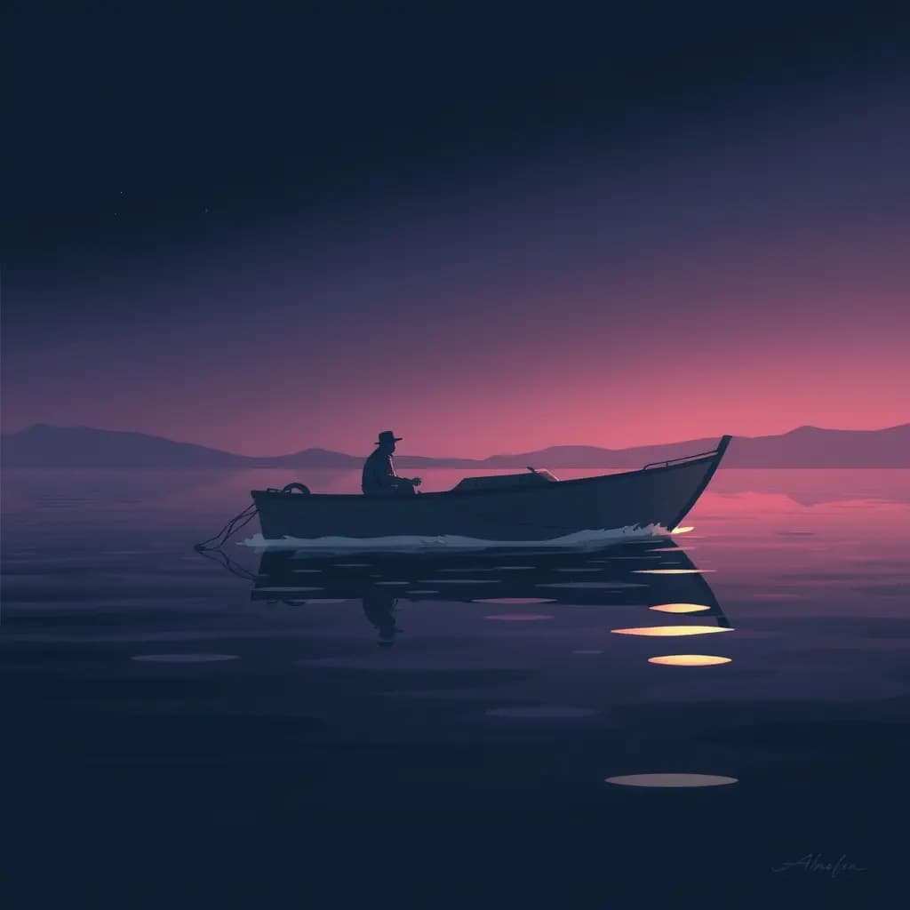 Dream illustration: Boat without captain