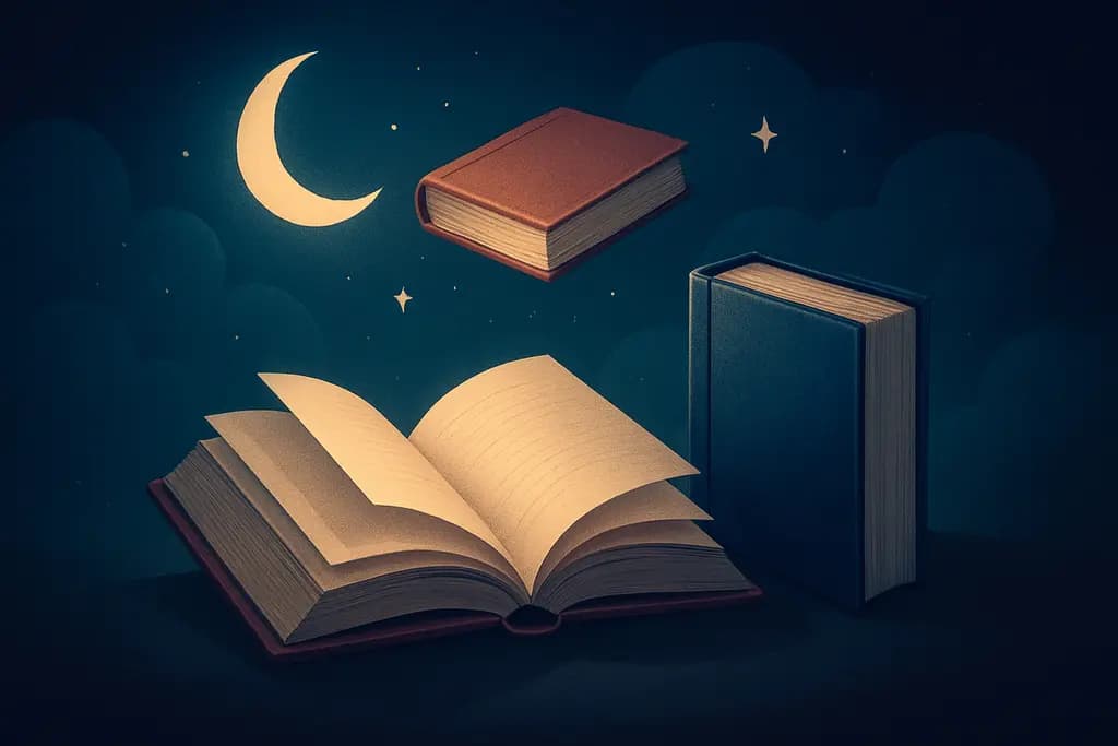 Dream illustration: Books