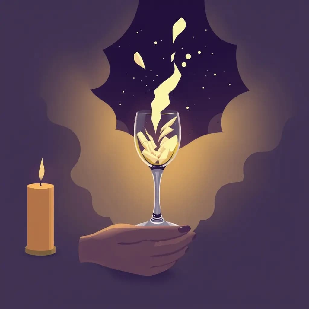 Dream illustration: Breaking a ceremonial glass