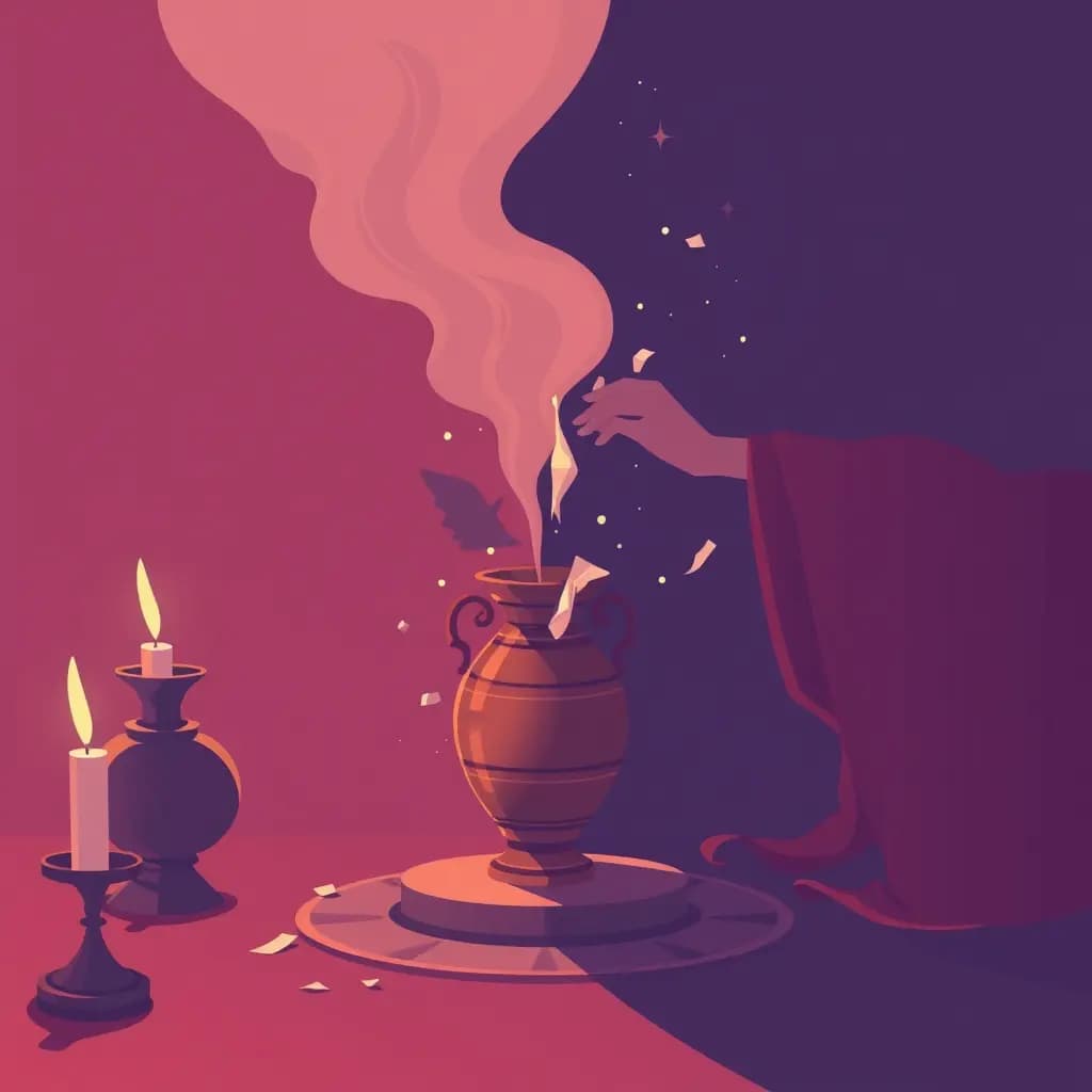 Dream illustration: Breaking a ceremonial vase