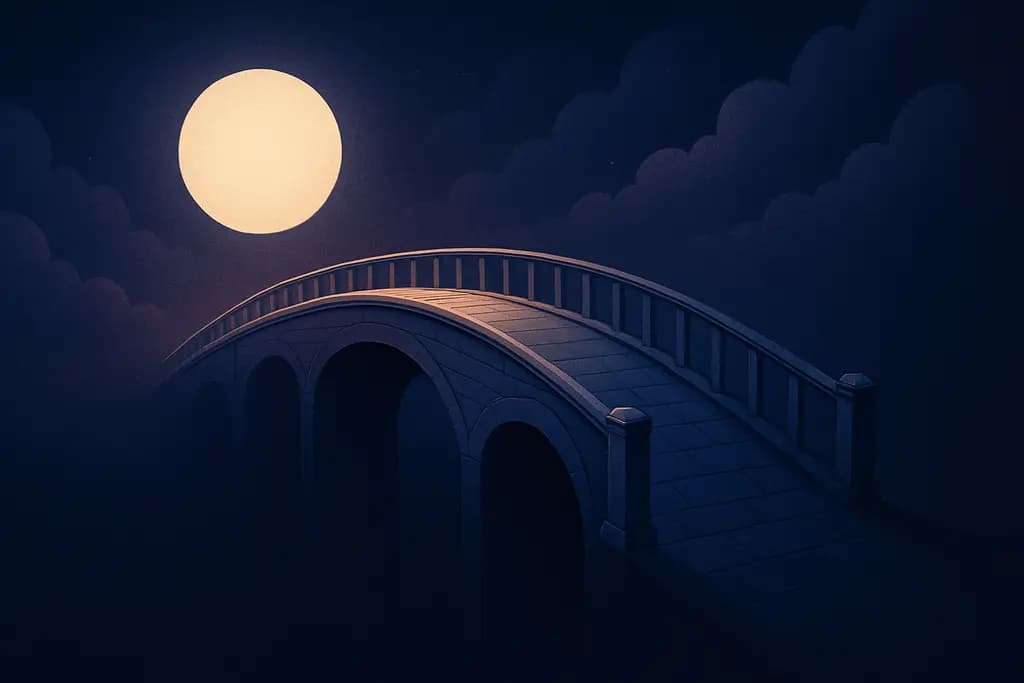 Dream illustration: Bridge to Nowhere
