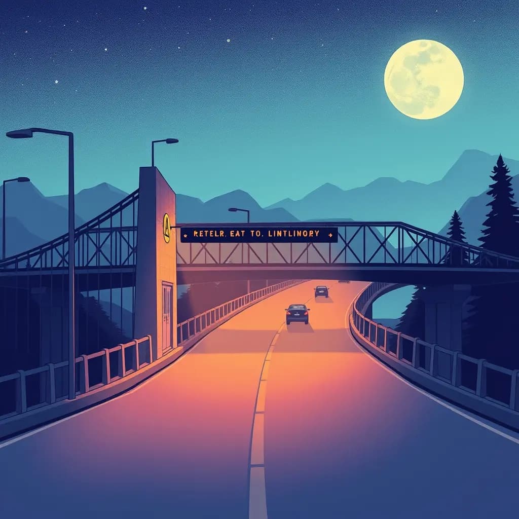 Dream illustration: Bridge toll refuses you