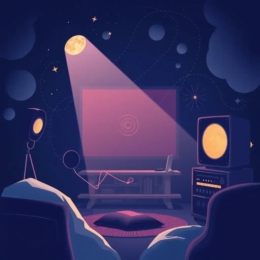 Dream illustration: Broadcast repeating your name