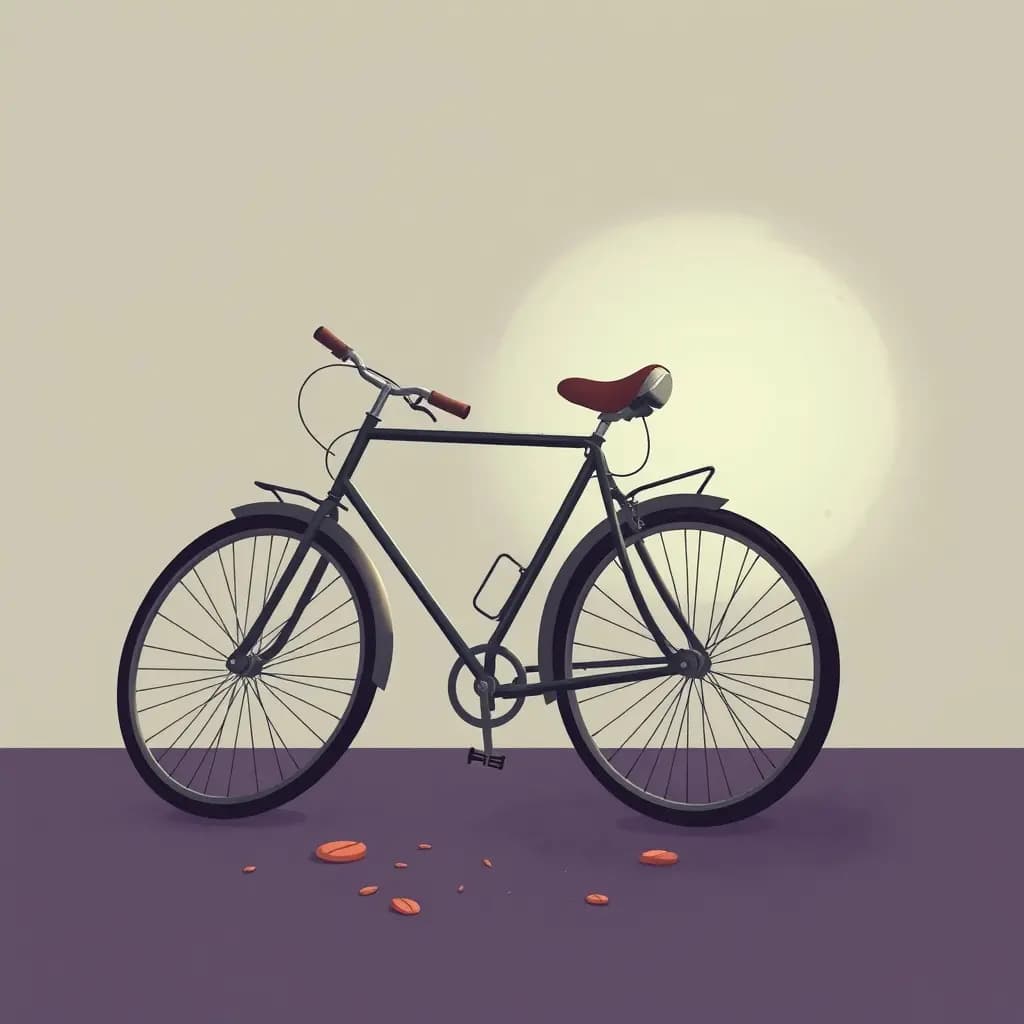 Dream illustration: Broken bicycle