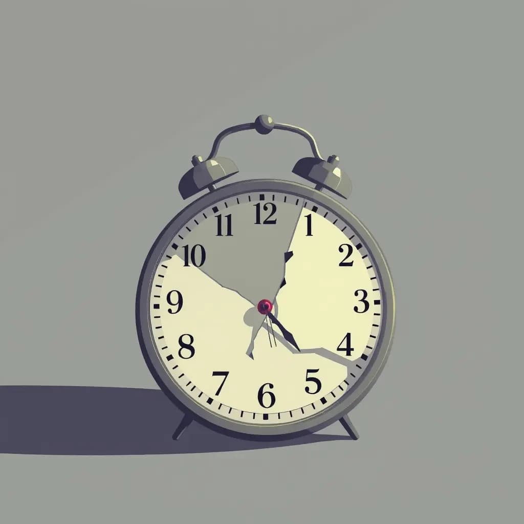 Dream illustration: Broken Clock