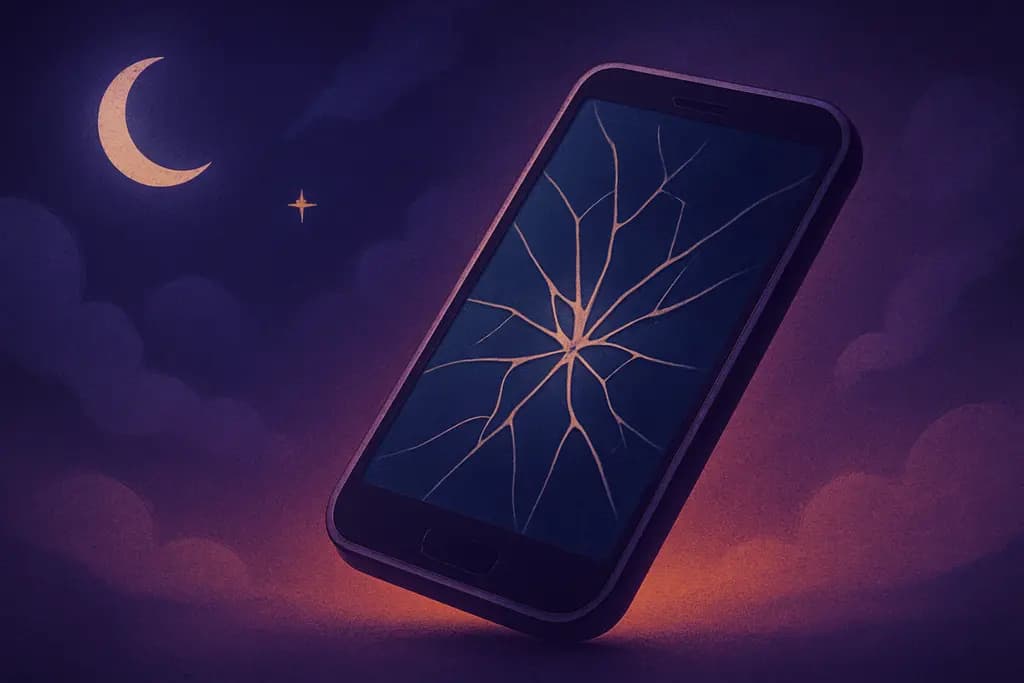 Dream illustration: Broken phone or device