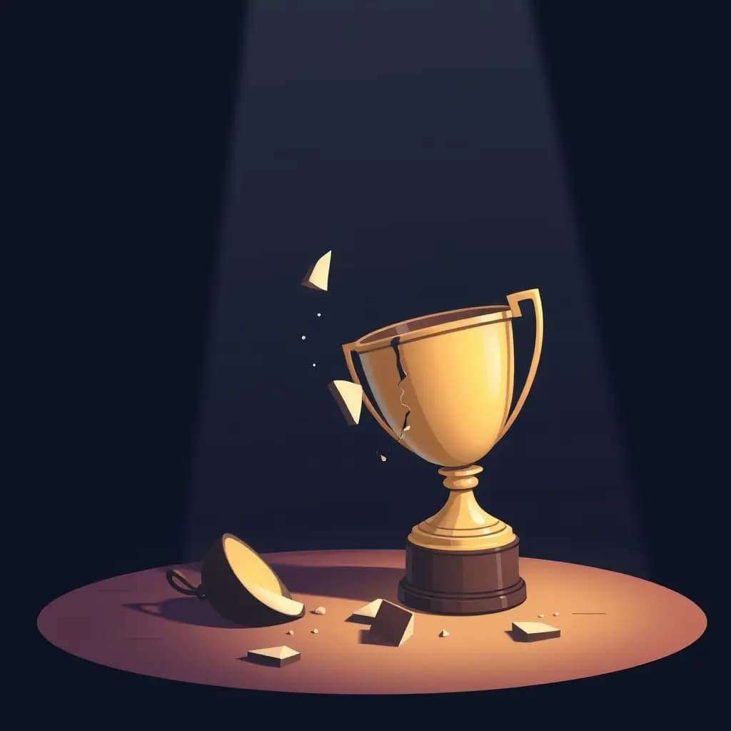 Dream illustration: Broken Trophy