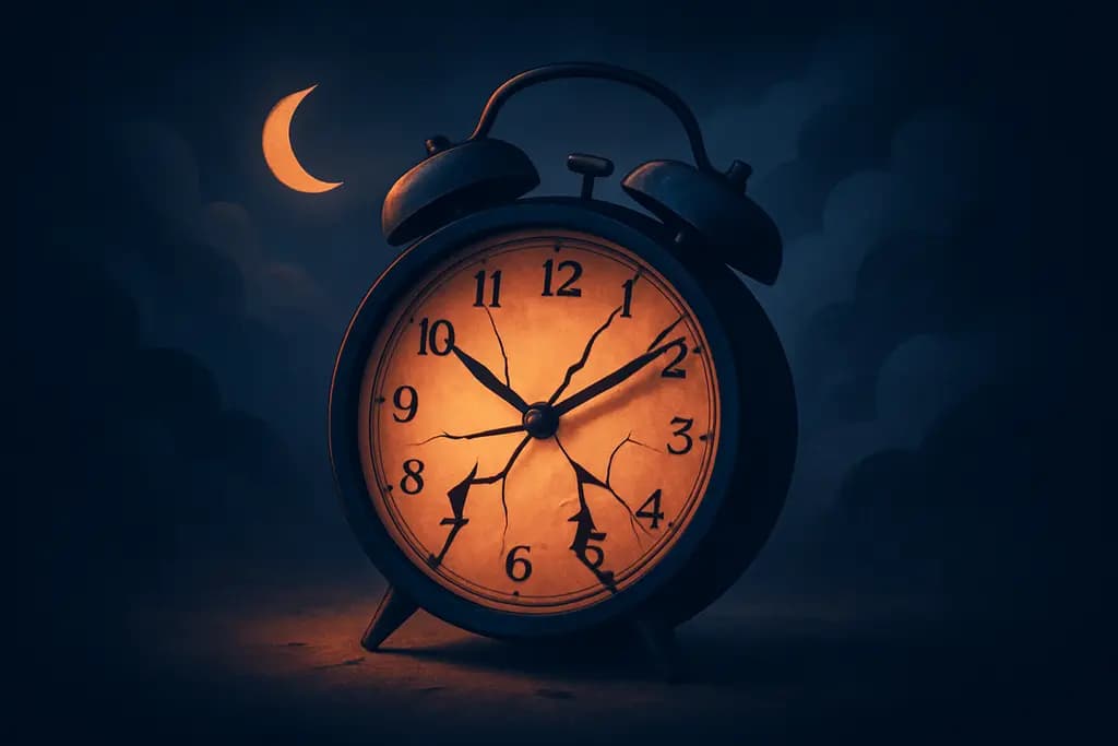 Dream illustration: Broken Watch or Clock