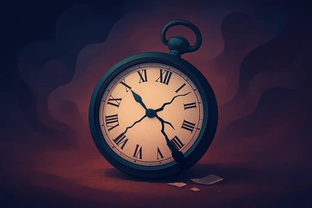 Dream illustration: Broken watch you can't repair