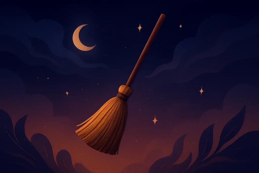 Dream illustration: Brooms