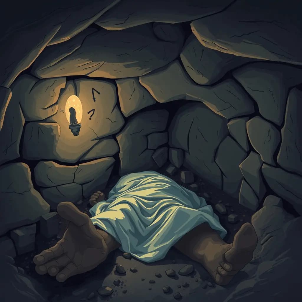 Dream illustration: Buried alive in basement
