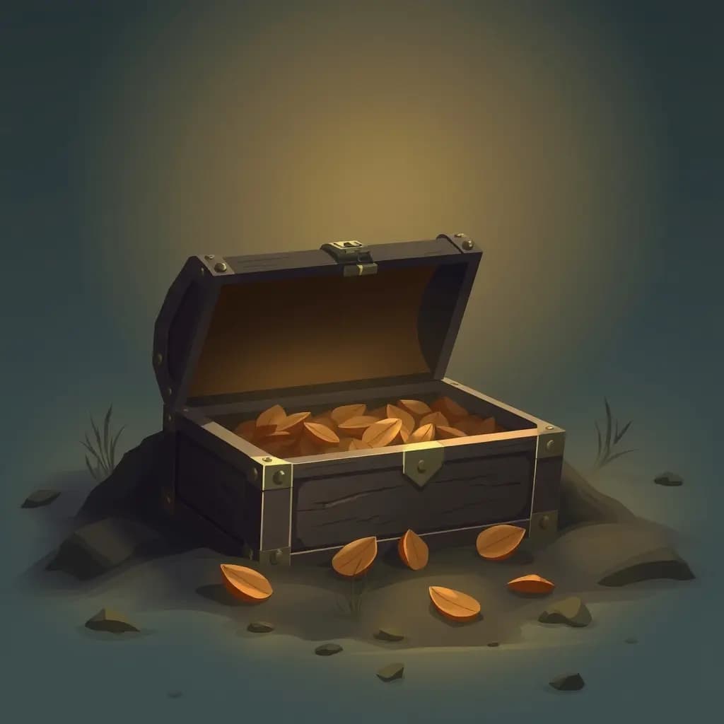 Dream illustration: Buried Treasure Chest