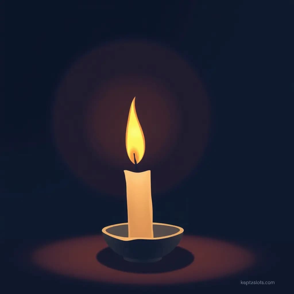 Dream illustration: Candle blows every time