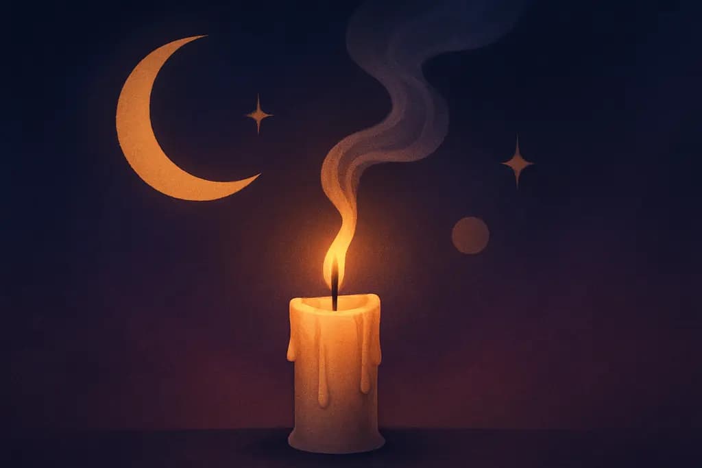 Dream illustration: Candle Extinguishing