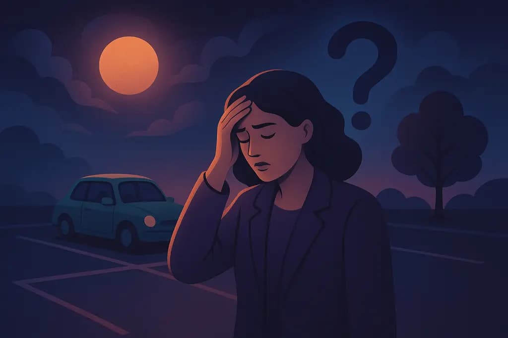Dream illustration: Can't find your car
