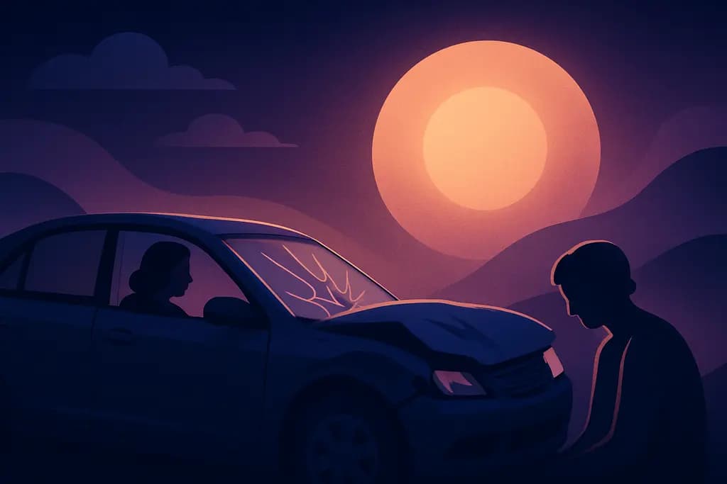 Dream illustration: Car Accident