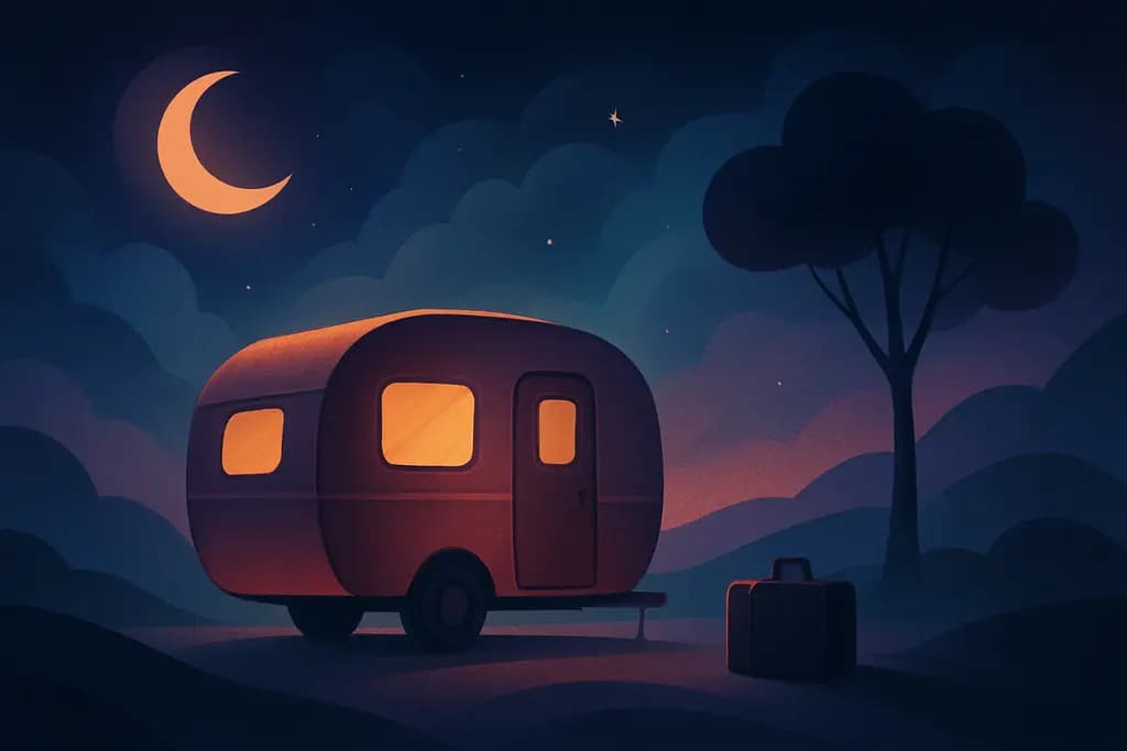 Dream illustration: Caravans