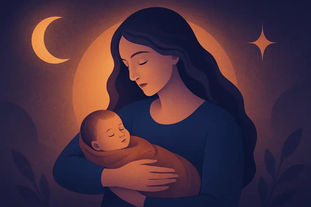 Dream illustration: Caring for a newborn