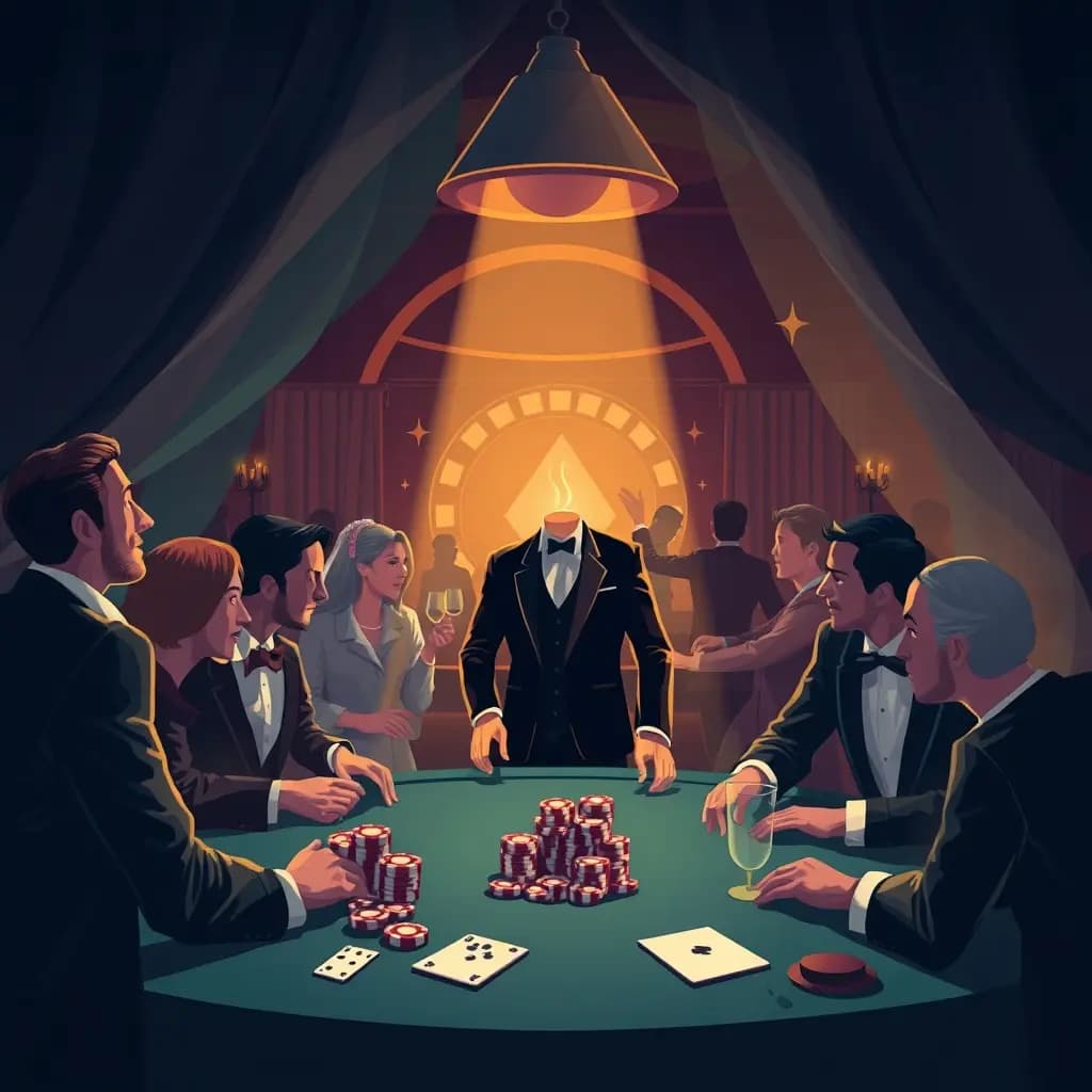 Dream illustration: a Casino Bachelor Party