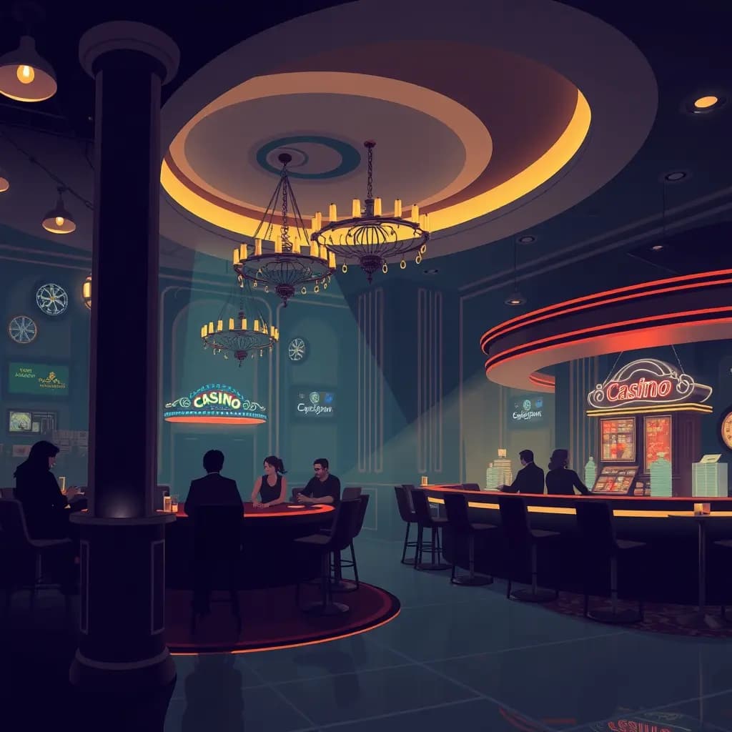 Dream illustration: a Casino Nightclub