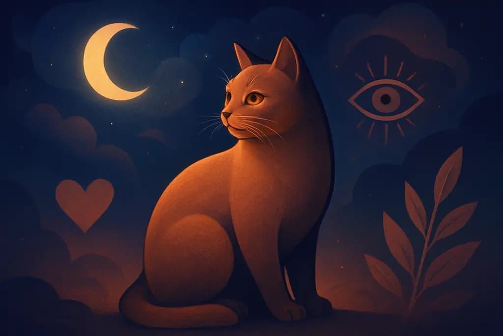 Dream illustration: Cats (domestic cat)