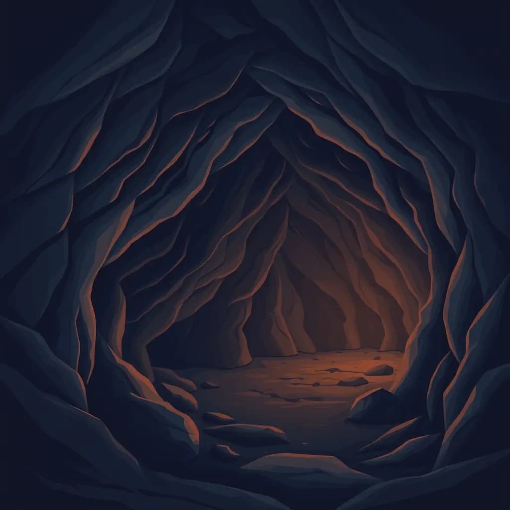 Dream illustration: Cave or subterranean chamber
