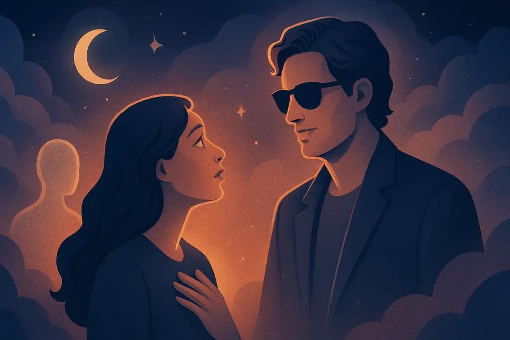 Dream illustration: Celebrity encounter or recognition