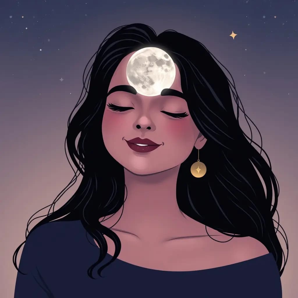 Dream illustration: Chandra smiling at you