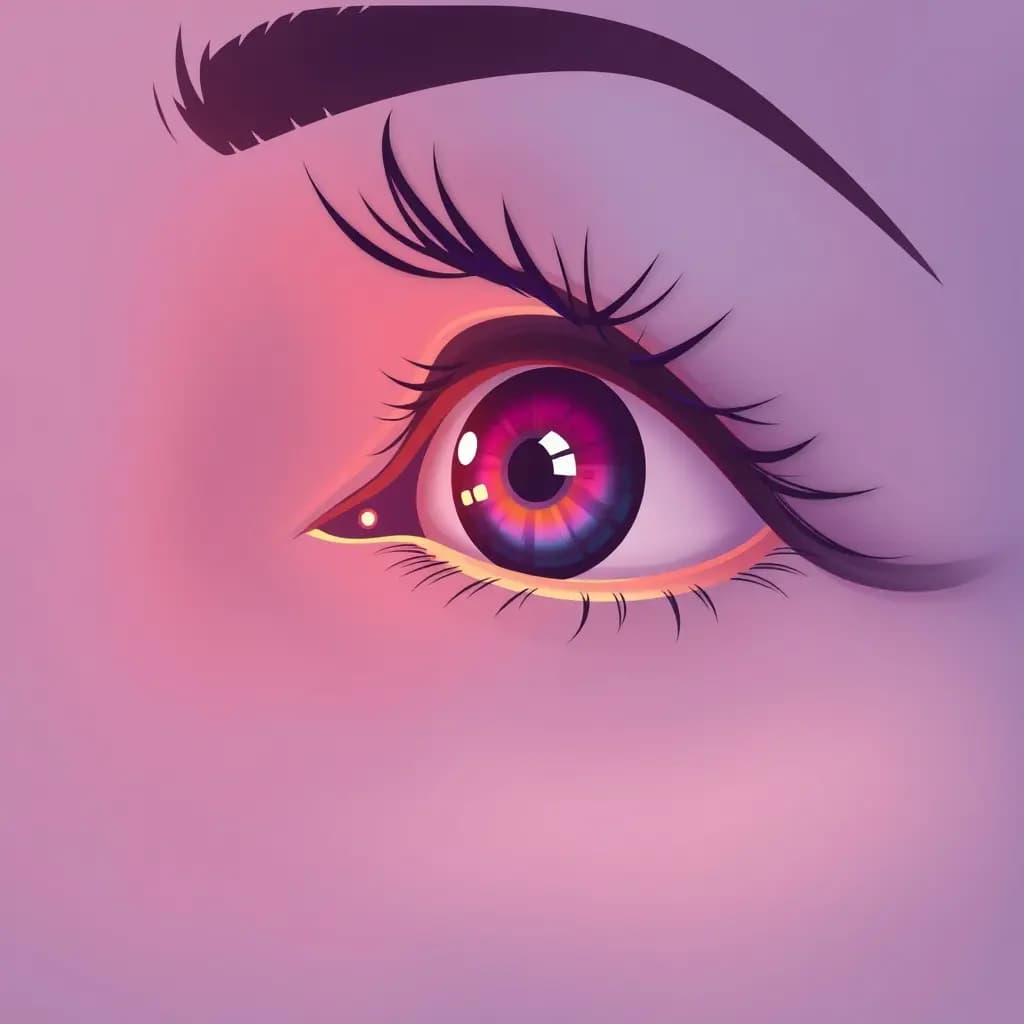 Dream illustration: Change in eye color