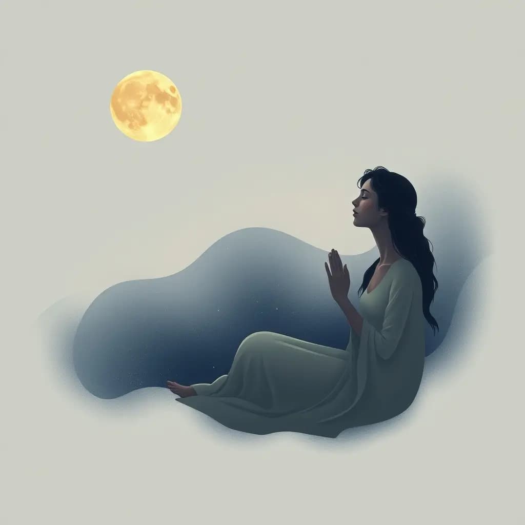 Dream illustration: Chanting a lunar hymn
