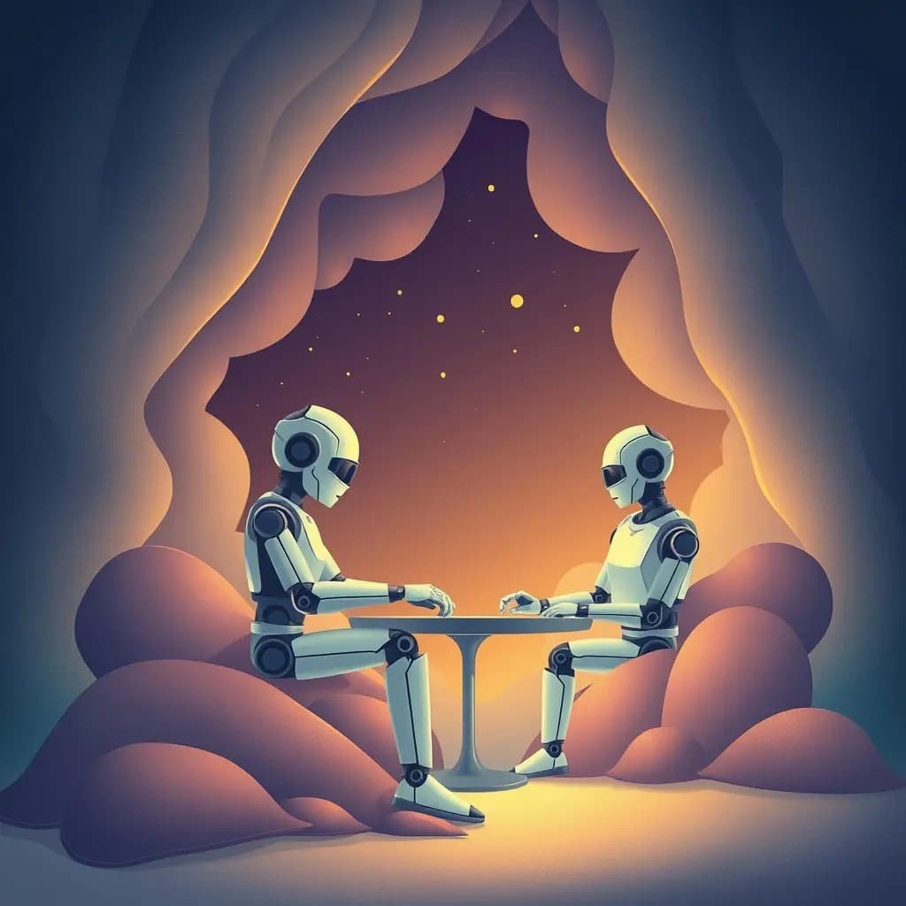 Dream illustration: Chatbot becomes your friend