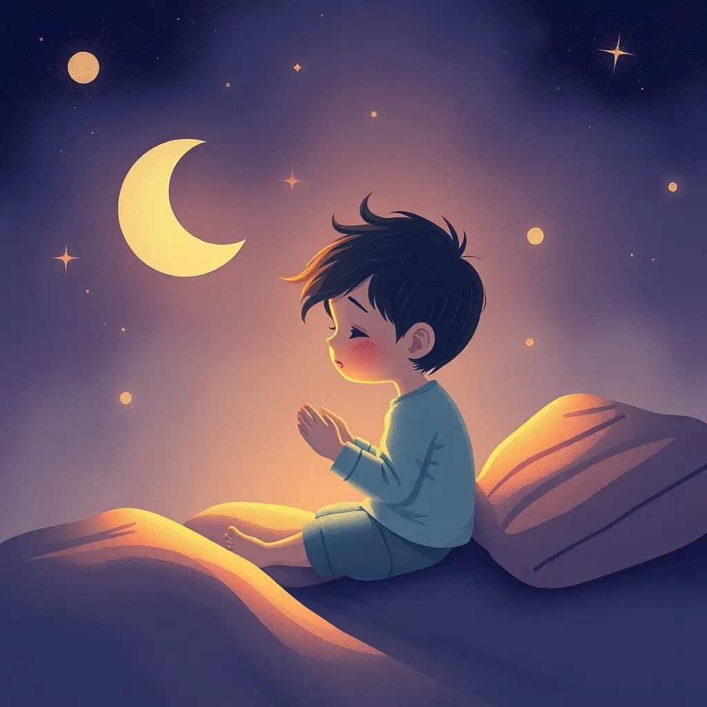 Dream illustration: Child speaks adult words