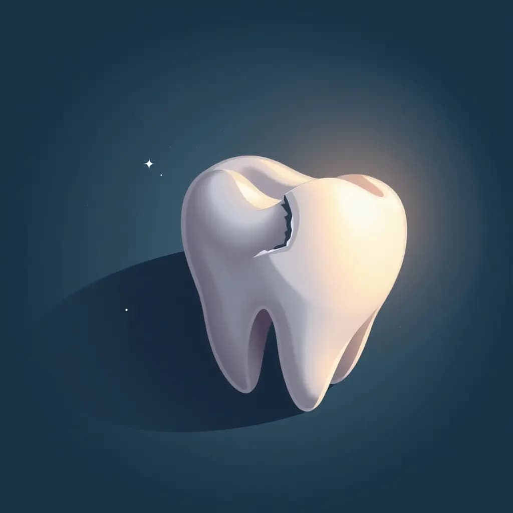Dream illustration: Chipped or broken tooth