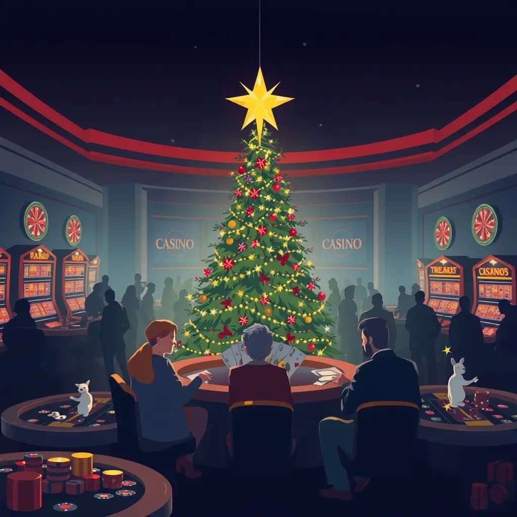 Dream illustration: Christmas in a Casino