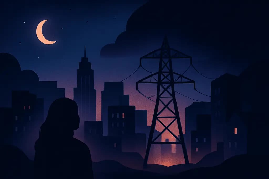 Dream illustration: Citywide blackout