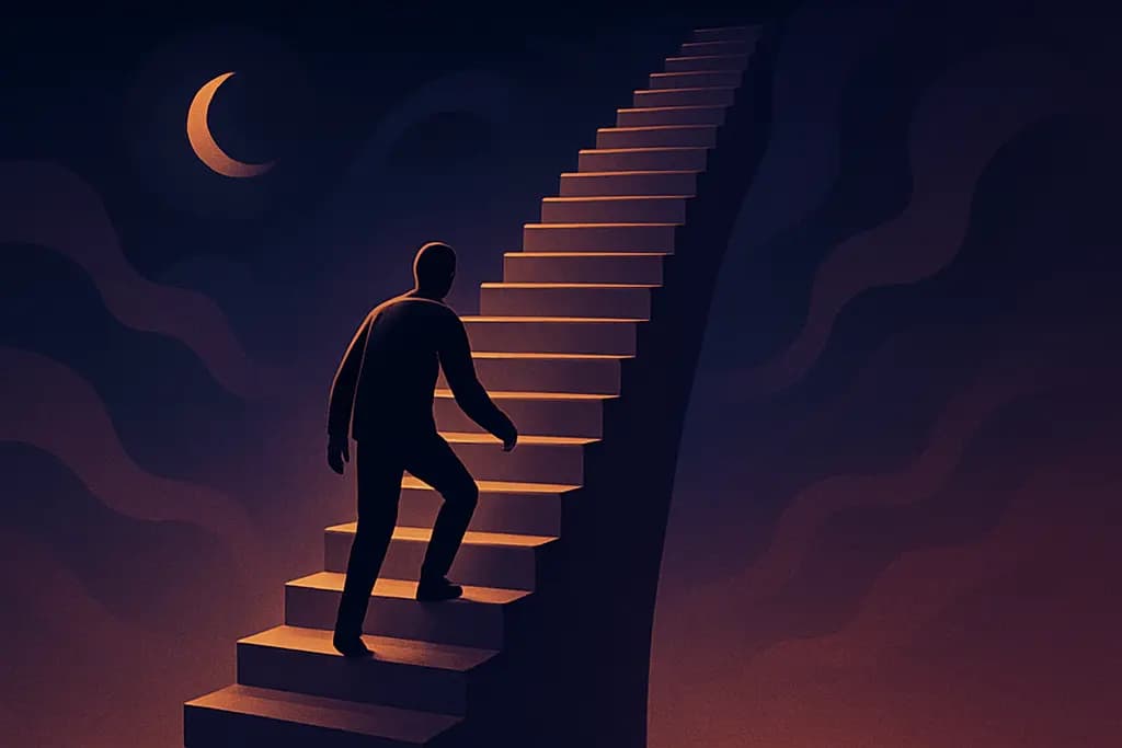 Dream illustration: Climbing an Endless Staircase