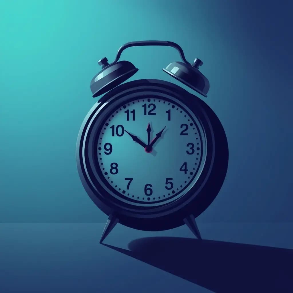 Dream illustration: Clock Running Backwards