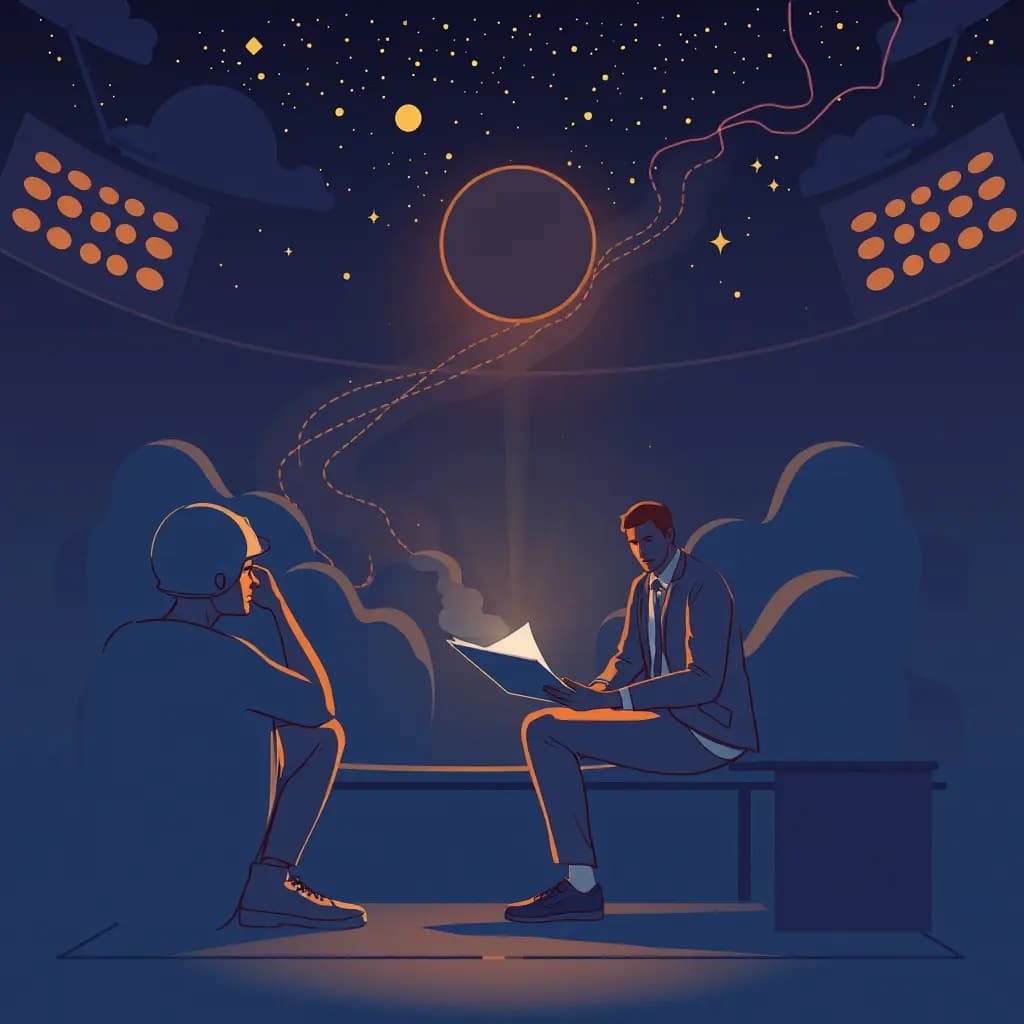 Dream illustration: Coach forgets the plan