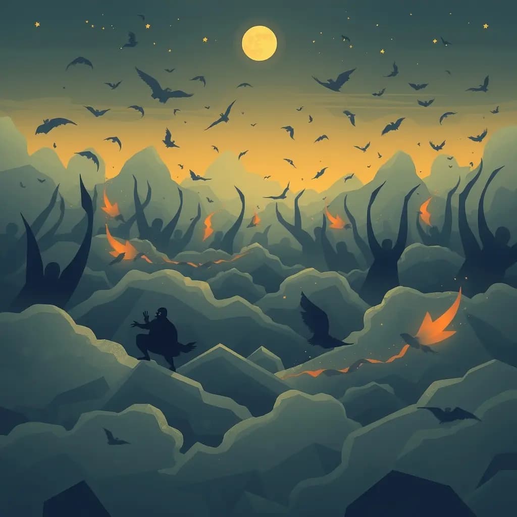Dream illustration: Complete calm amid chaos