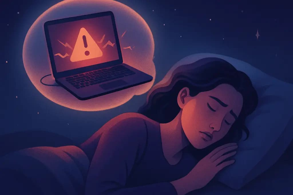 Dream illustration: Computer or Phone Malfunction in a Dream