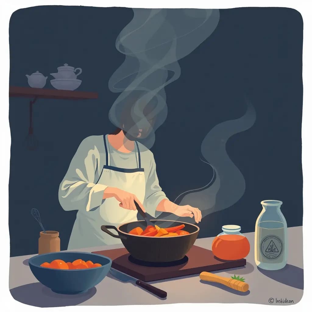Dream illustration: Cooking without ingredients