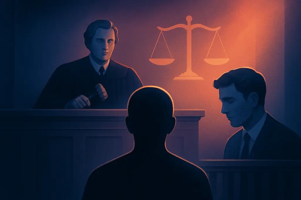 Dream illustration: Courtroom or legal trouble