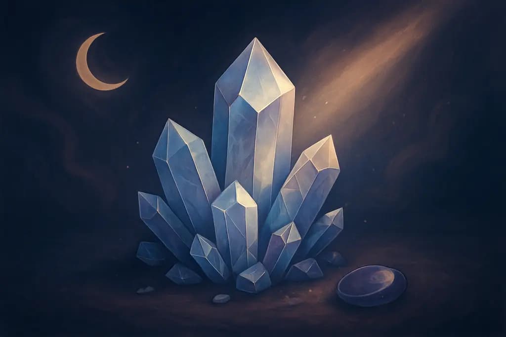 Dream illustration: Crystals