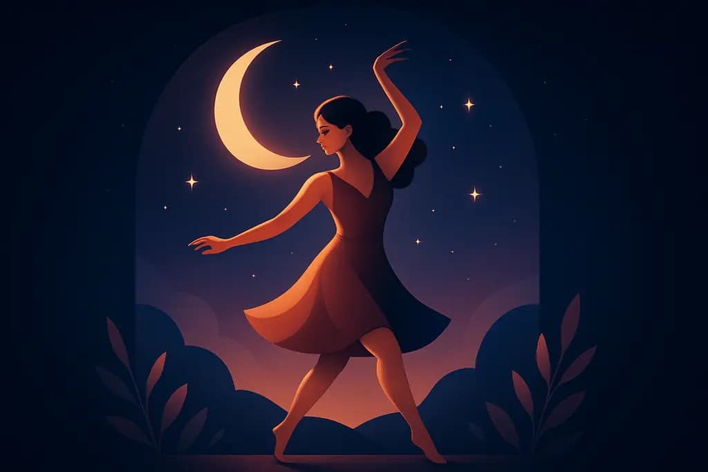 Dream illustration: Dancing with Confidence